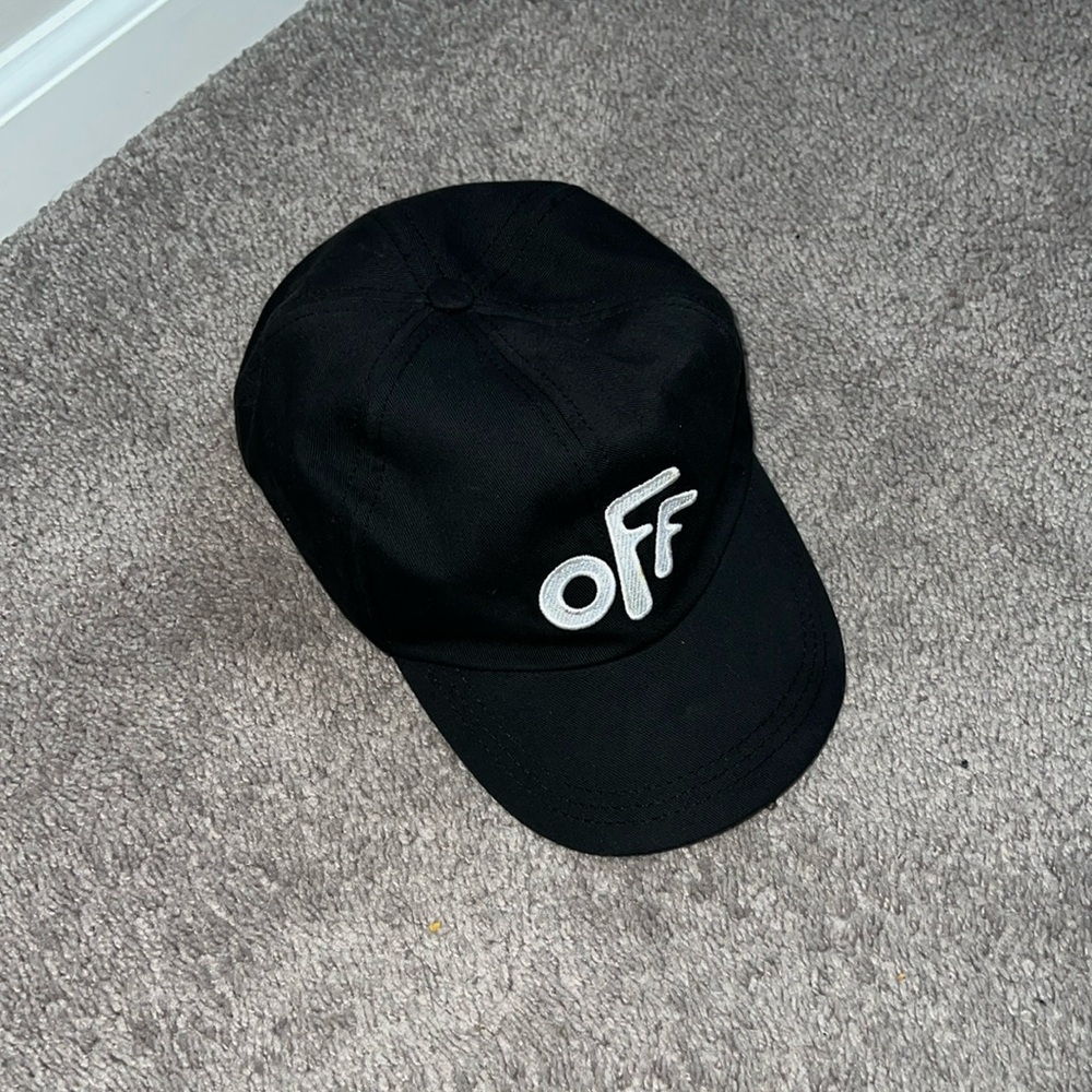 Kids off-whitete baseball cap
